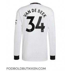 Manchester United Donny van de Beek #34 Udebanetrøje 2022-23 Langærmet
